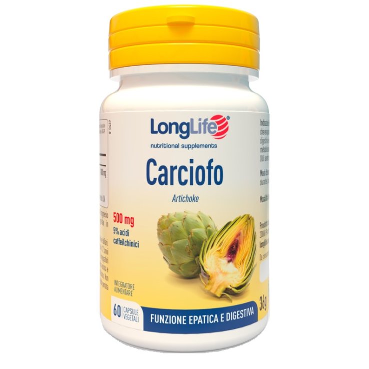 Longlife Carciofo 60cps Veg Longlife Carciofo 60cps Veg