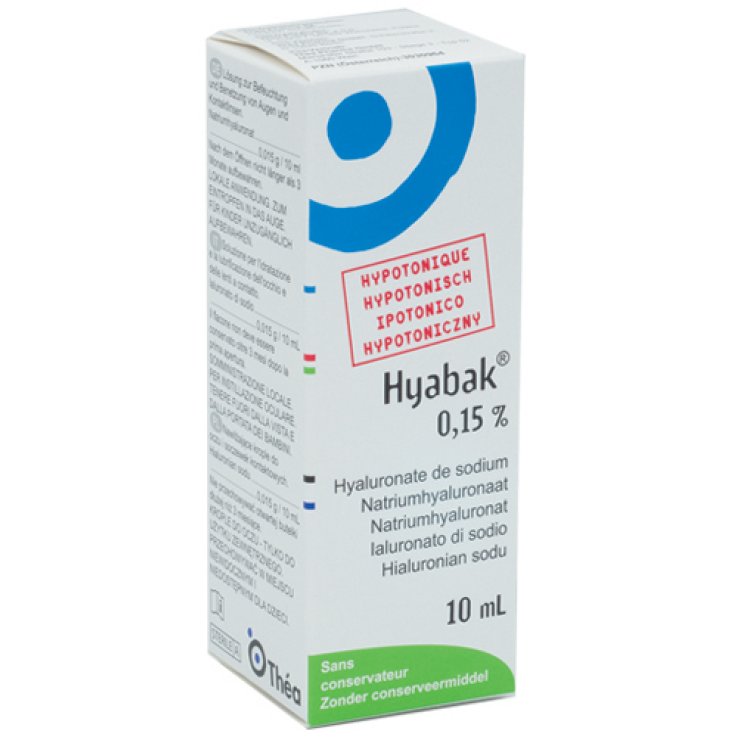 Hyabak 0,15% Sol Oftalm 10ml Hyabak 0,15% Sol Oftalm 10ml