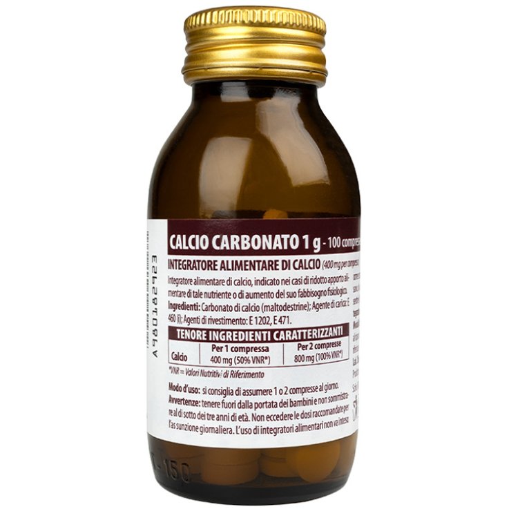 Calcio Carbonato Nf 1g 100cpr Calcio Carbonato Nf 1g 100cpr
