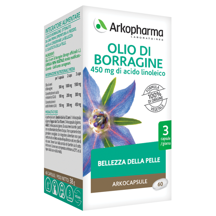Arkocps Olio Borragine 60cps Arkocps Olio Borragine 60cps
