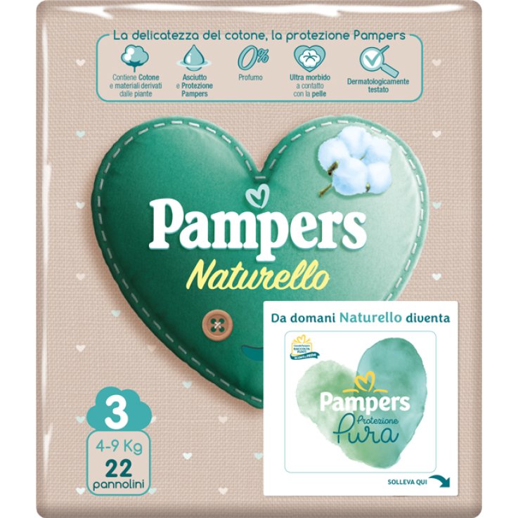 PAMPERS NATUR MIDI CP 22PZ PAMPERS NATUR MIDI CP 22PZ