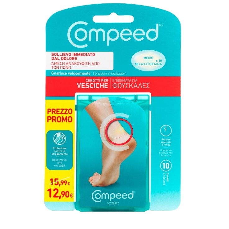 Compeed Vesciche Medio 10 Prom Compeed Vesciche Medio 10 Prom