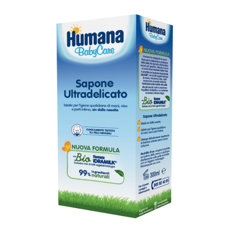 Humana Bc Sapone Liquido 300ml Humana Bc Sapone Liquido 300ml