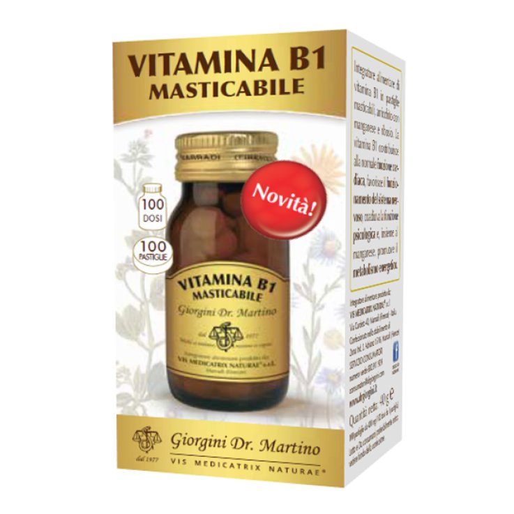 Vitamina B1 Masticabile100past Vitamina B1 Masticabile100past