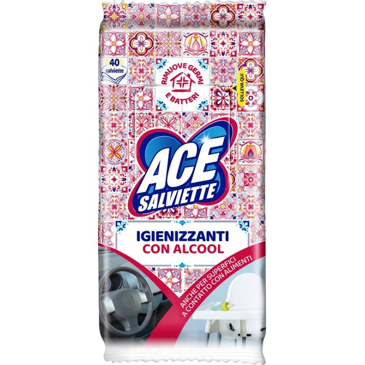 Ace Salviette Igien Alcool40pz Ace Salviette Igien Alcool40pz