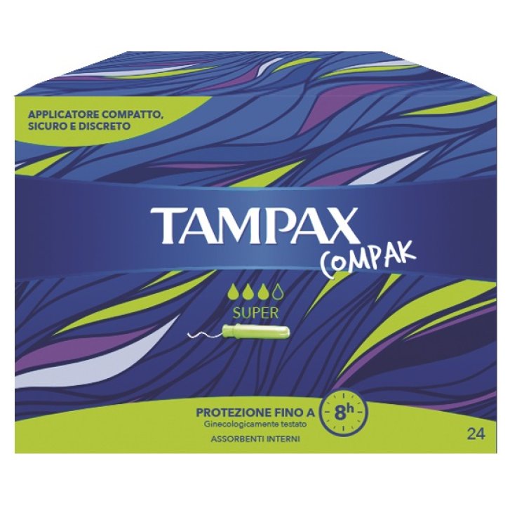 Tampax Compak Super 24pz Tampax Compak Super 24pz