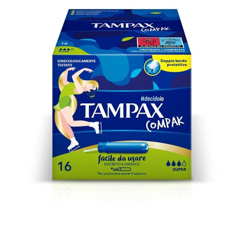 Tampax Compak Super 16pz Tampax Compak Super 16pz