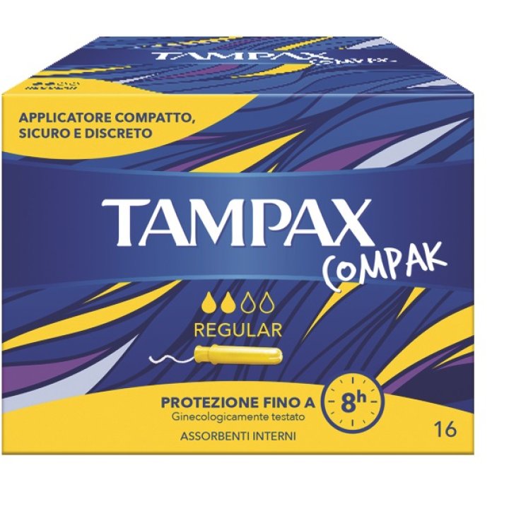Tampax Compak Regular 16pz Tampax Compak Regular 16pz