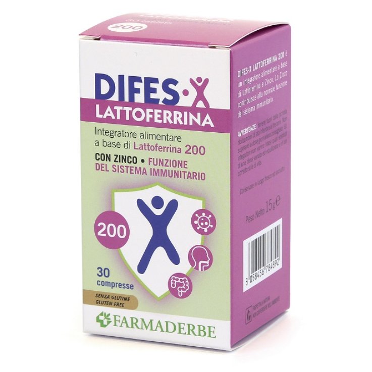 Difes X Lattoferrina 200 30cpr Difes X Lattoferrina 200 30cpr