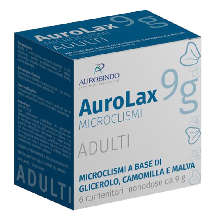 Aurolax Microclismi Adulti 6pz Aurolax Microclismi Adulti 6pz