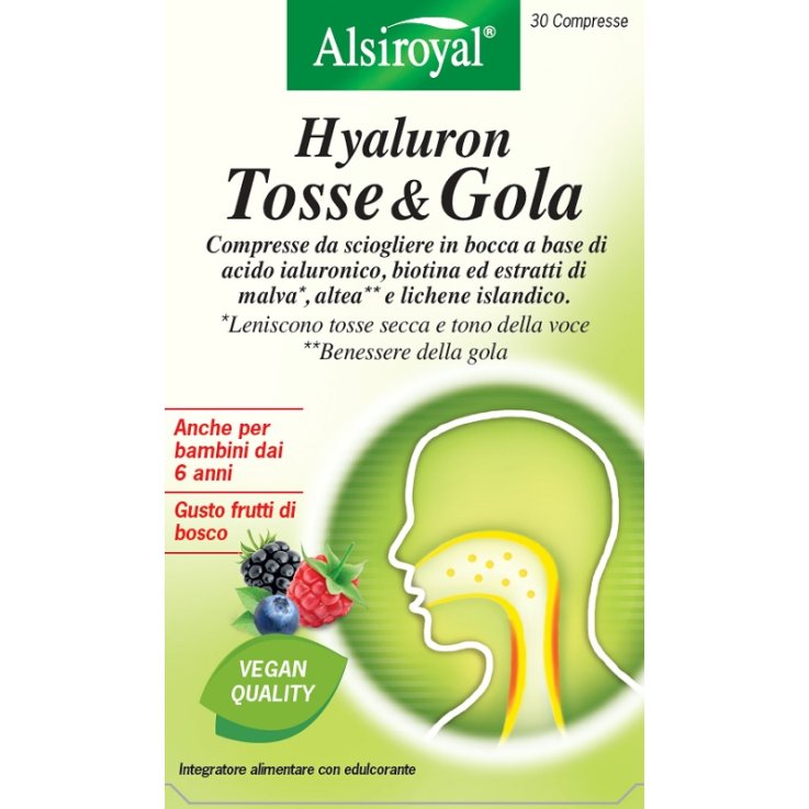 Hyaluron Tosse & Gola 30cpr Hyaluron Tosse & Gola 30cpr
