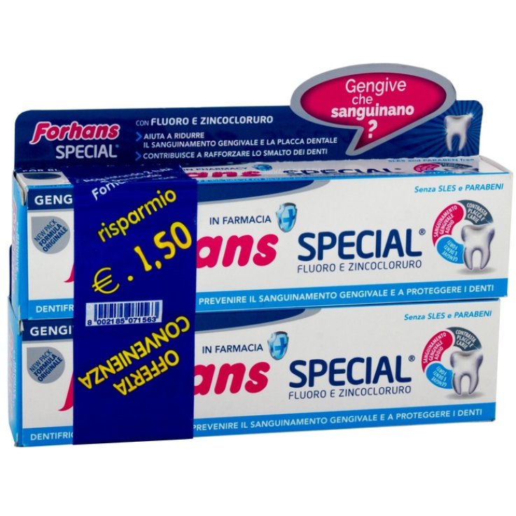 Forhans Sp Dentif 2x75ml Forhans Sp Dentif 2x75ml