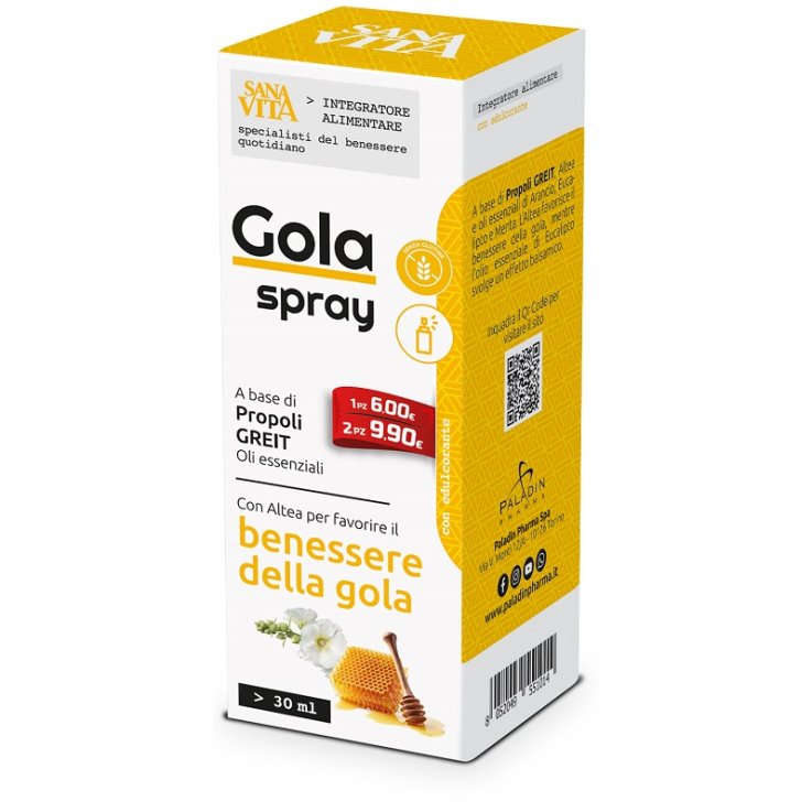 Sanavita Gola Spray 30ml