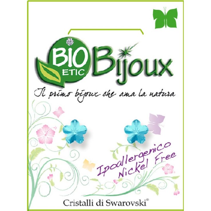ORECCHINO FIORE 6MM AQUA ORECCHINO FIORE 6MM AQUA