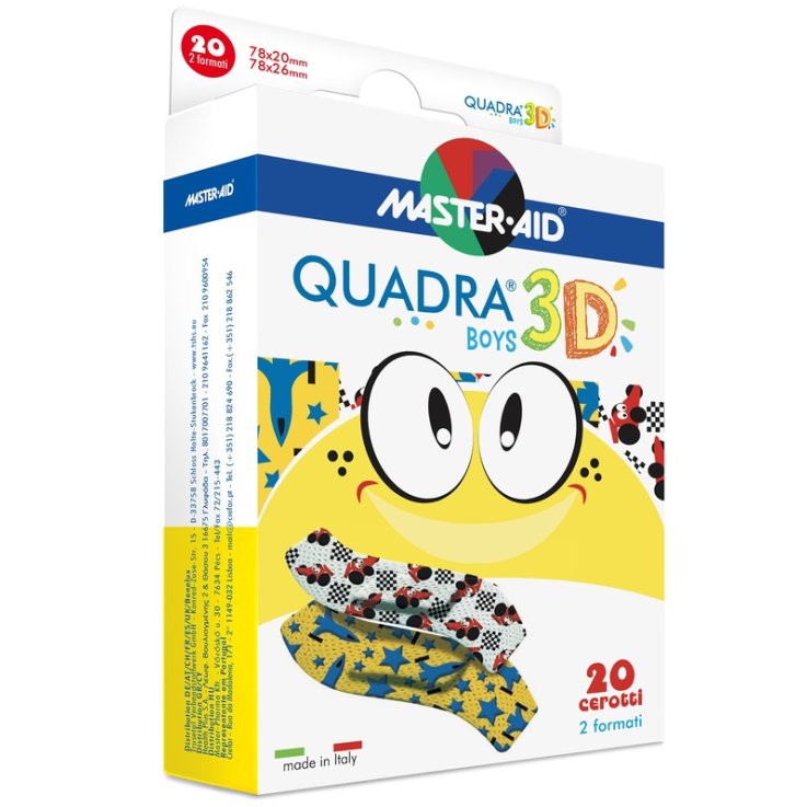 M-aid Quadra3d Cer Boys Assort M-aid Quadra3d Cer Boys Assort