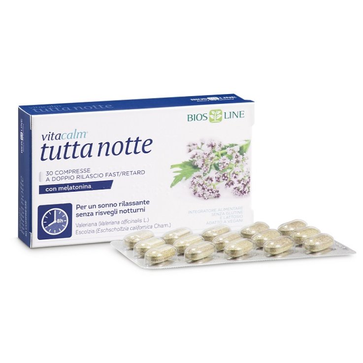 Vitacalm Tutta Notte Mel 30cpr Vitacalm Tutta Notte Mel 30cpr