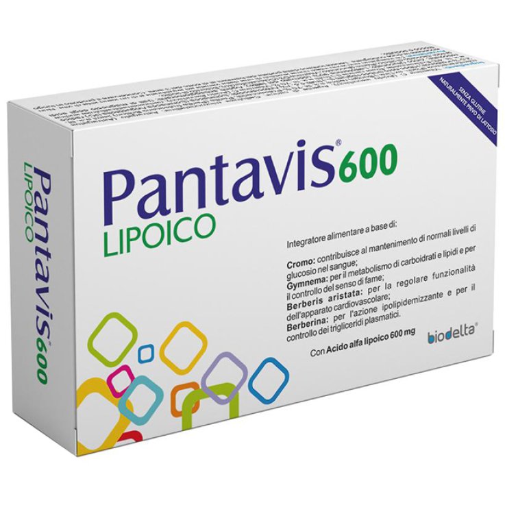 Pantavis 600 Lipoico 30cpr Pantavis 600 Lipoico 30cpr