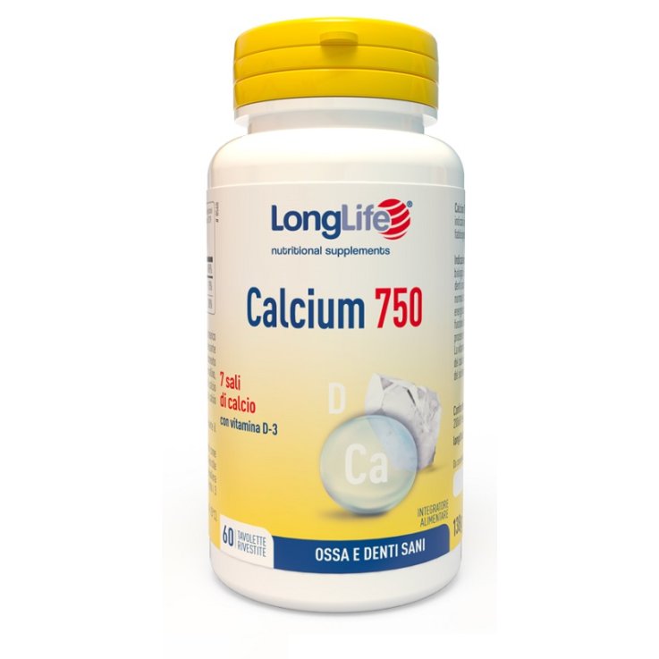 Longlife Calcium 750mg 60tav Longlife Calcium 750mg 60tav