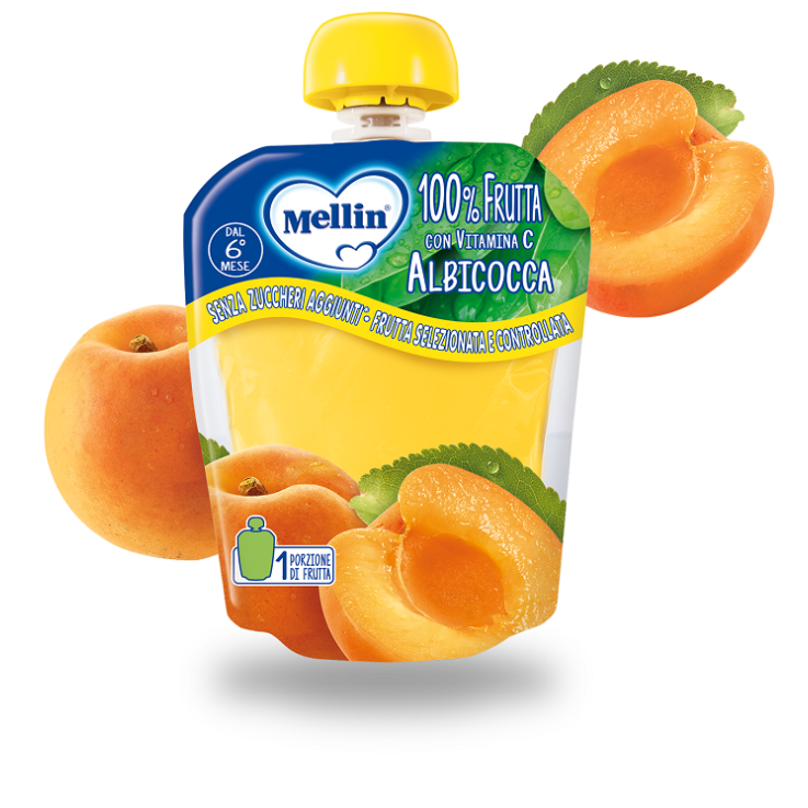 Mellin Pouch Albicocca 90g