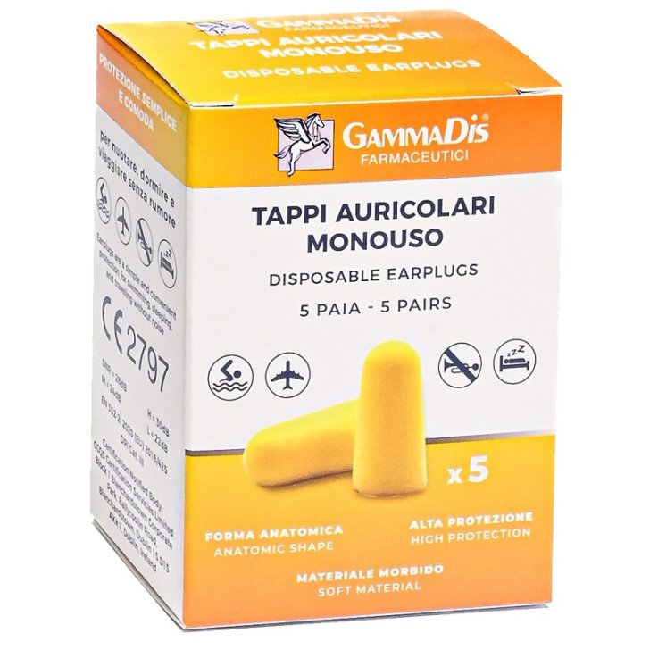 Gammadis Tappi Auricolari 10pz Gammadis Tappi Auricolari 10pz