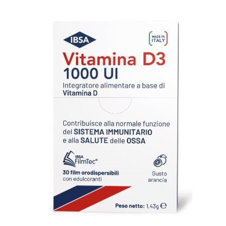 Vitamina D3 Ibsa 1000ui 30film Vitamina D3 Ibsa 1000ui 30film