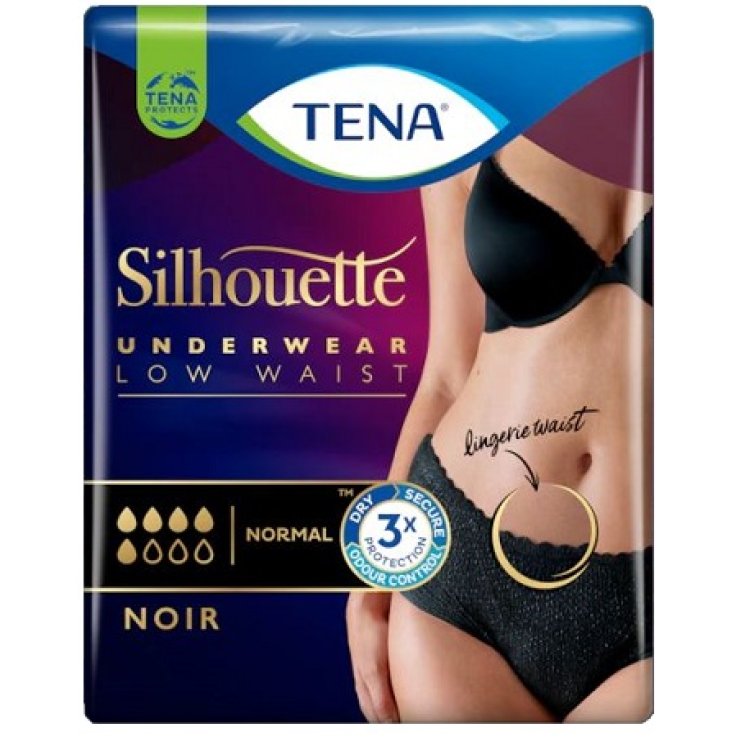 Tena Silhouette Noir M 10pz Tena Silhouette Noir M 10pz