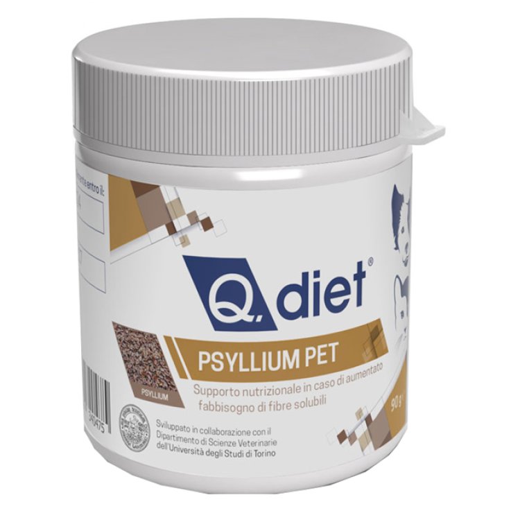 Q Diet Psyllium Pet Polvere90g