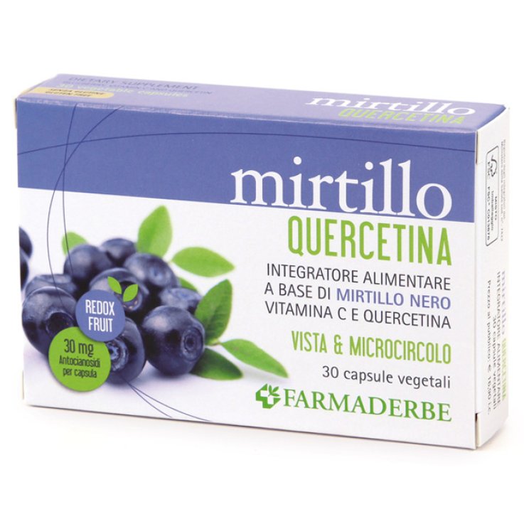 Mirtillo Quercetina 30cps Veg Mirtillo Quercetina 30cps Veg