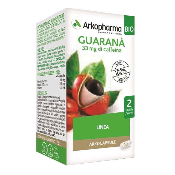 Arkocps Guarana' Bio 40cps Arkocps Guarana' Bio 40cps