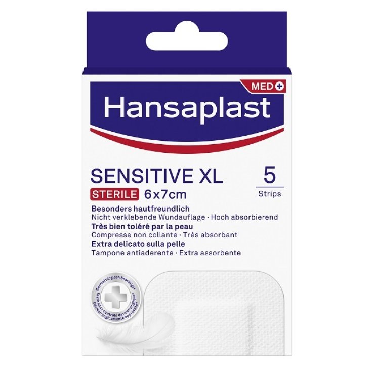 Hansaplast Cer Sensitive Xl 5p Hansaplast Cer Sensitive Xl 5p