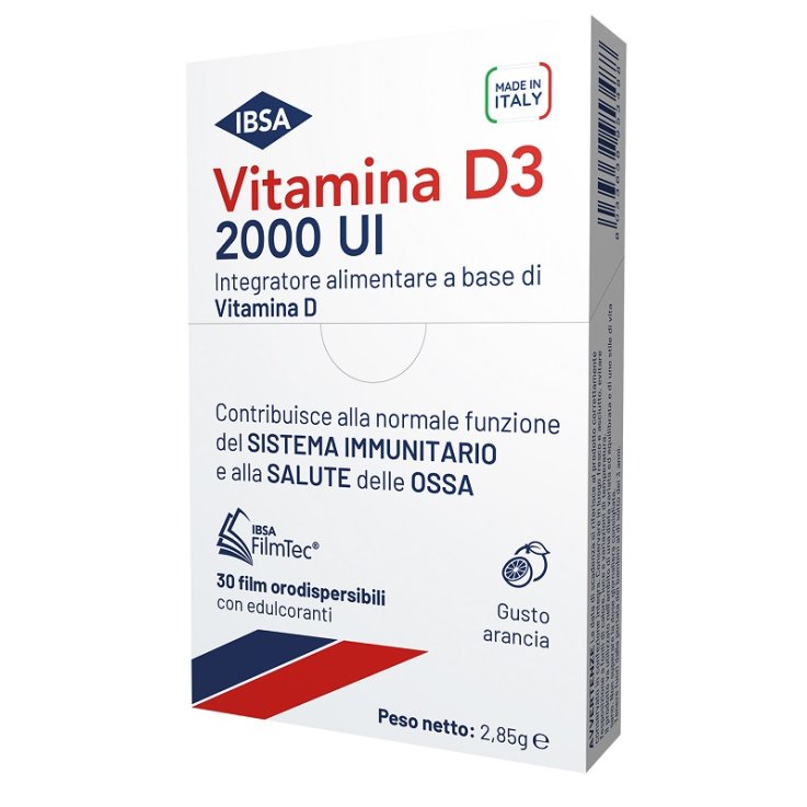Vitamina D3 Ibsa 2000ui 30film Vitamina D3 Ibsa 2000ui 30film