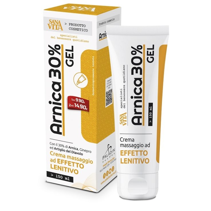 Sanavita Arnica Gel 30% 150ml Sanavita Arnica Gel 30% 150ml