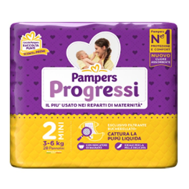 Pampers Prog Mini 3-6kg 28pz Pampers Prog Mini 3-6kg 28pz