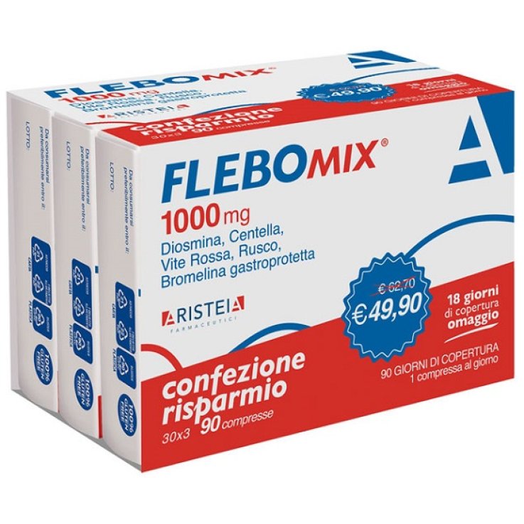 Flebomix 1000mg 90cpr Flebomix 1000mg 90cpr