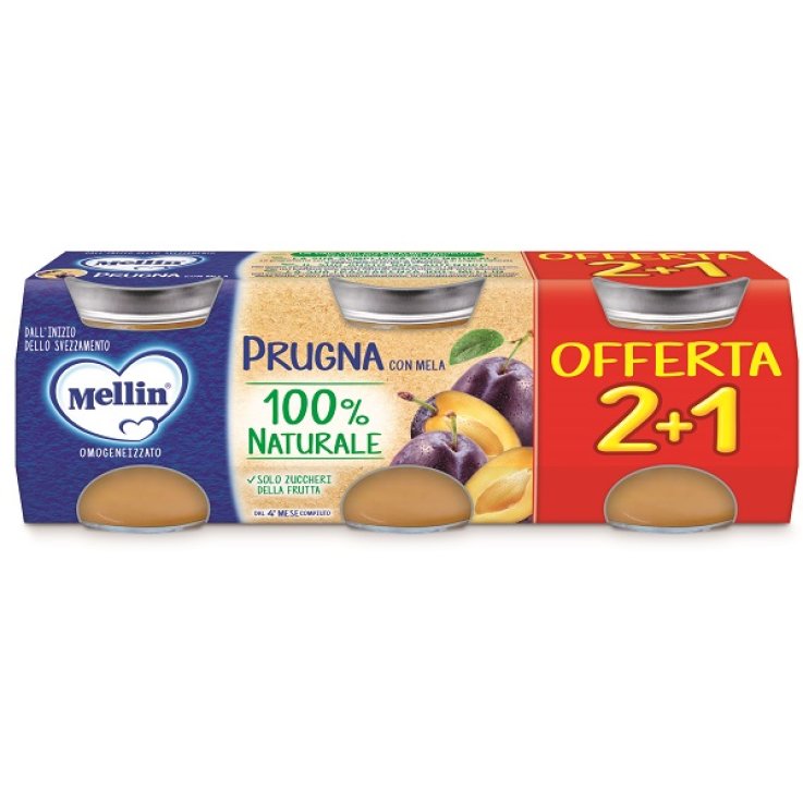 Mellin Omog Prugna 3pz 100g Mellin Omog Prugna 3pz 100g