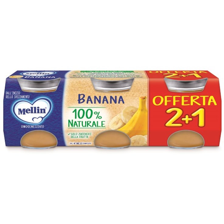 Mellin Omog Banana 3pz 100g Mellin Omog Banana 3pz 100g