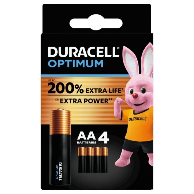 DURACELL OPTIMUM AA B4 4PZ DURACELL OPTIMUM AA B4 4PZ