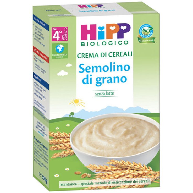 Hipp Bio Crema Crl Semolin200g Hipp Bio Crema Crl Semolin200g