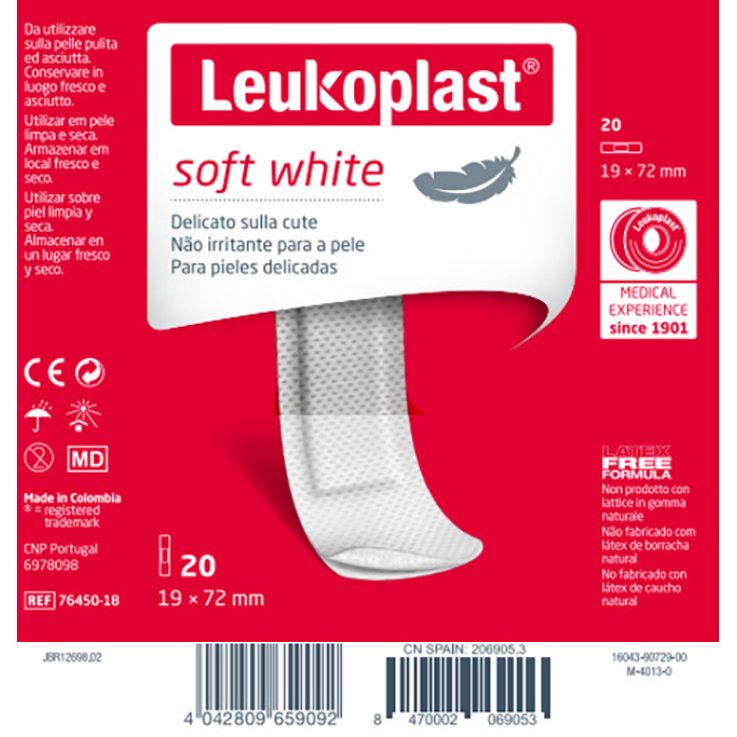 Leukoplast Soft White72x19 20p Leukoplast Soft White72x19 20p