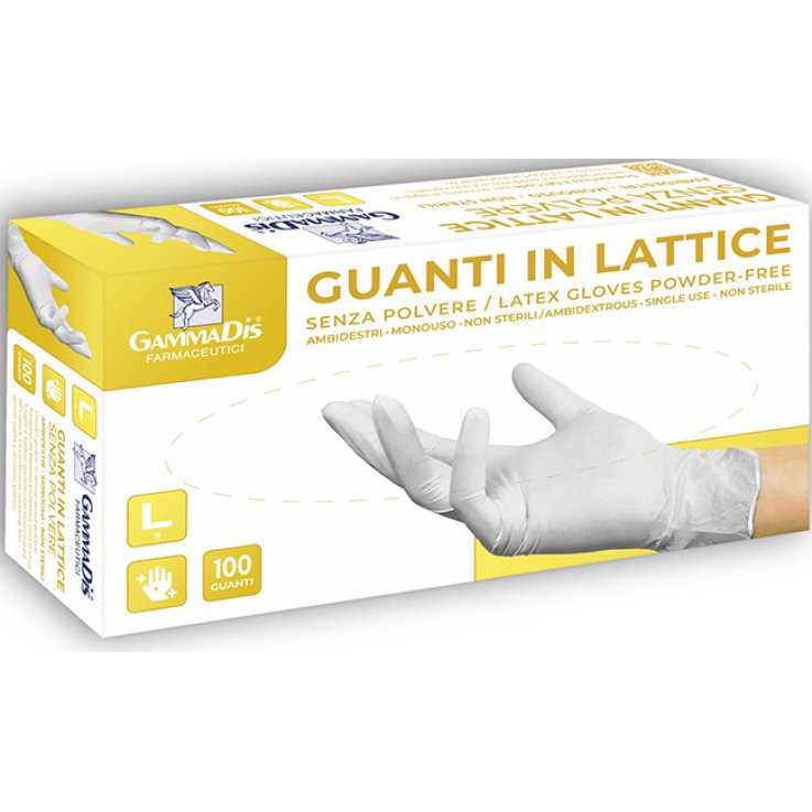 Gammadis Guanti Latt S/polv S Gammadis Guanti Latt S/polv S