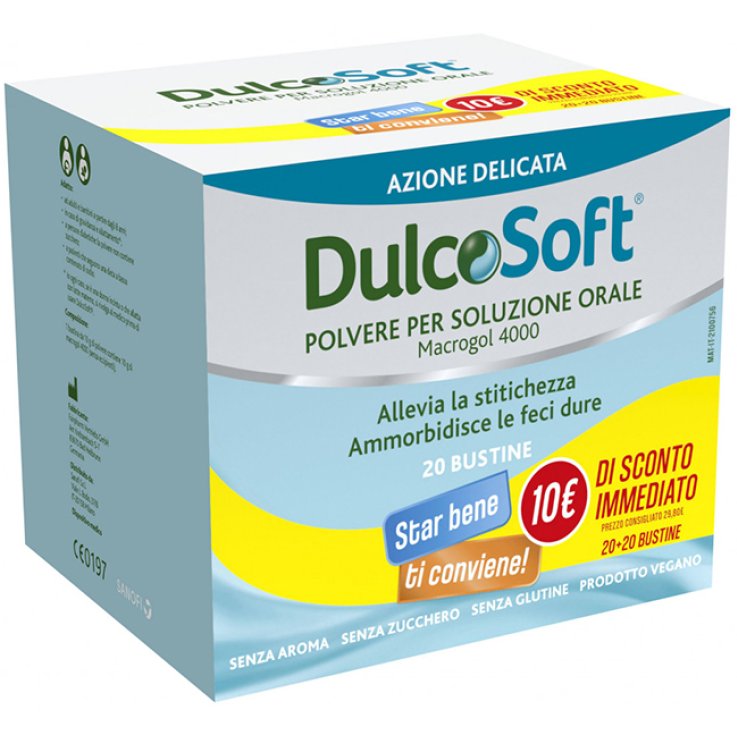Dulcosoft 20bust Bipack 1+1 Dulcosoft 20bust Bipack 1+1