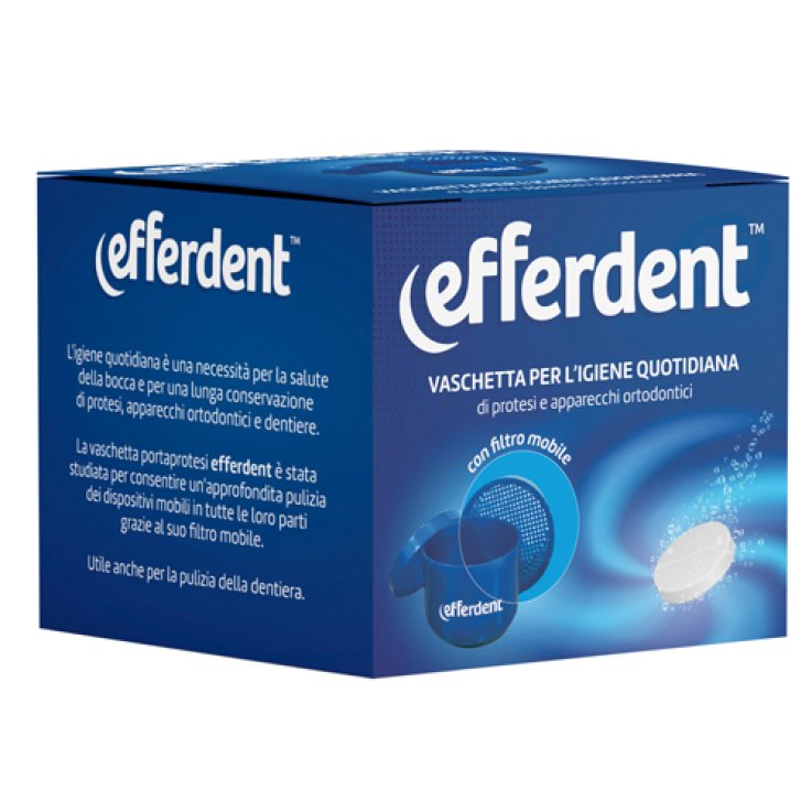 Efferdent Vaschetta Portaprote Efferdent Vaschetta Portaprote
