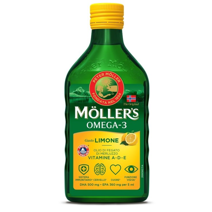 Moller's Omega 3 Olio Lim250ml Moller's Omega 3 Olio Lim250ml
