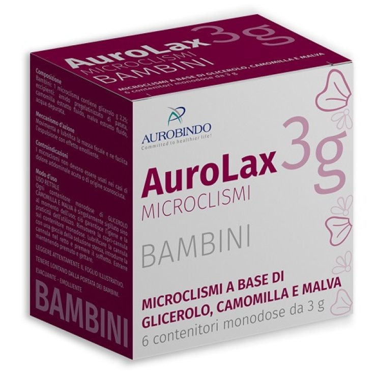 Aurolax Microclismi Bambini 6p Aurolax Microclismi Bambini 6p