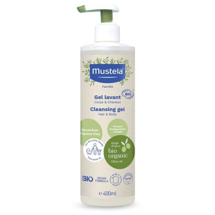 Mustela Gel Det Bio 400ml Mustela Gel Det Bio 400ml