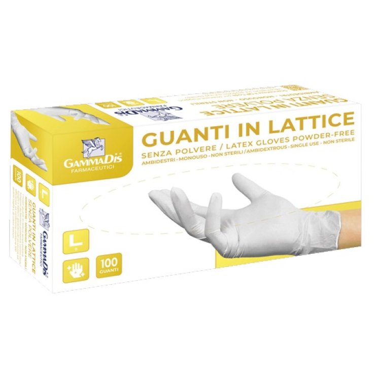 GUANTI LATTICE C/POLV M 100PZ GUANTI LATTICE C/POLV M 100PZ