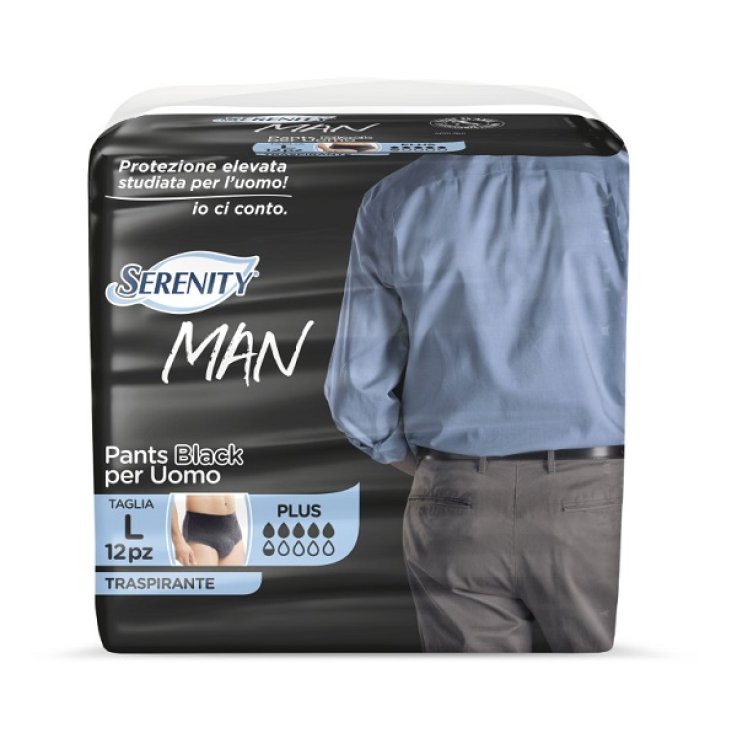 Serenity Man Pants Black M 12p