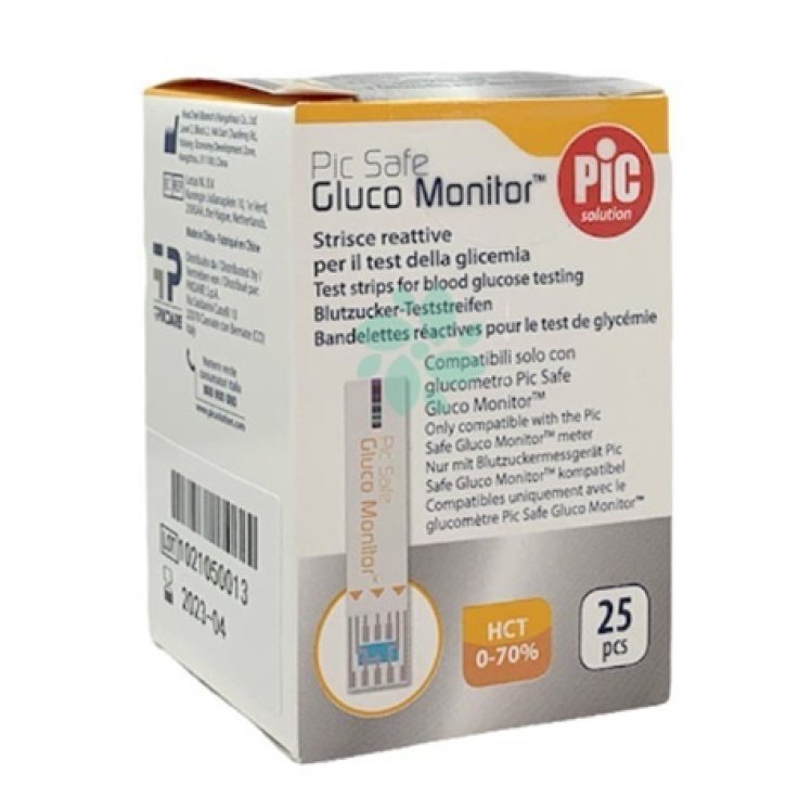 Pic Strisce Gluco Monitor 25pz Pic Strisce Gluco Monitor 25pz