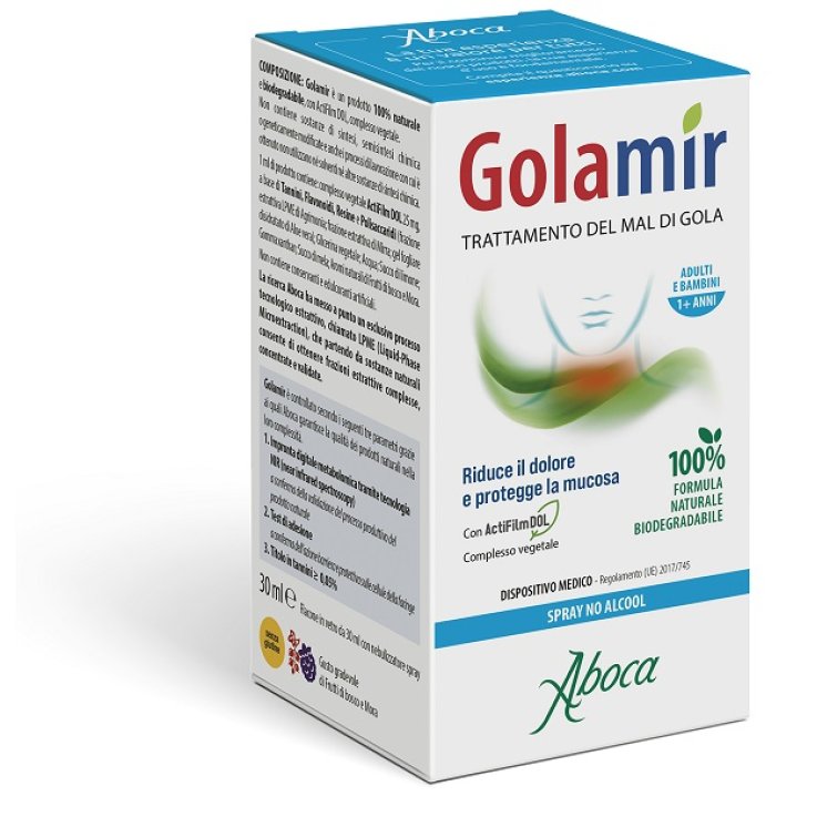 Golamir Spray No Alcol 30ml Golamir Spray No Alcol 30ml