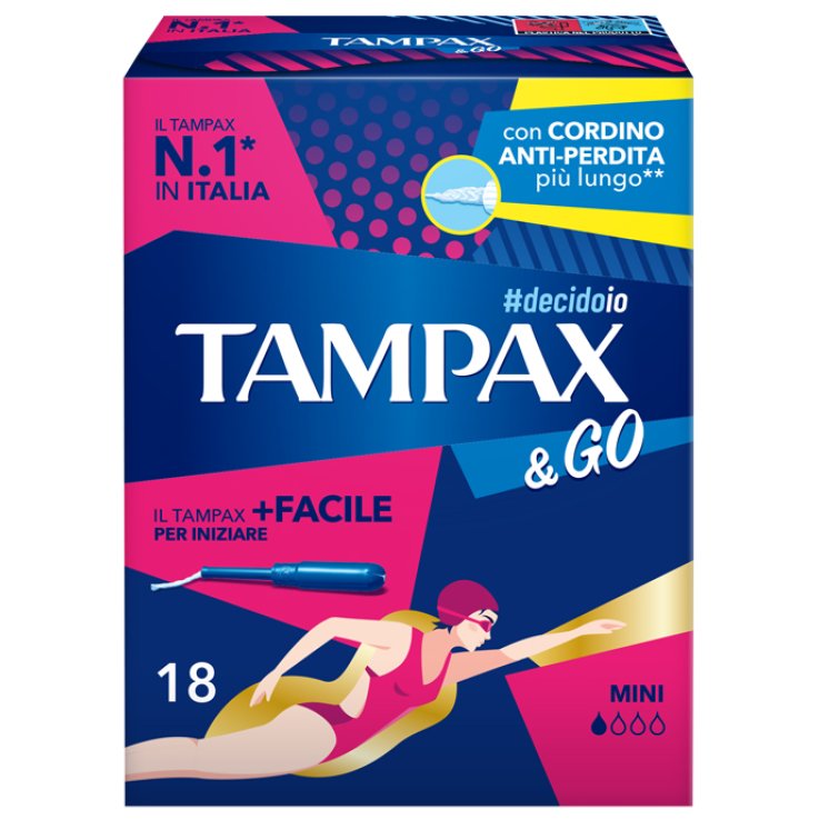 Tampax &go Mini 18pz Tampax &go Mini 18pz